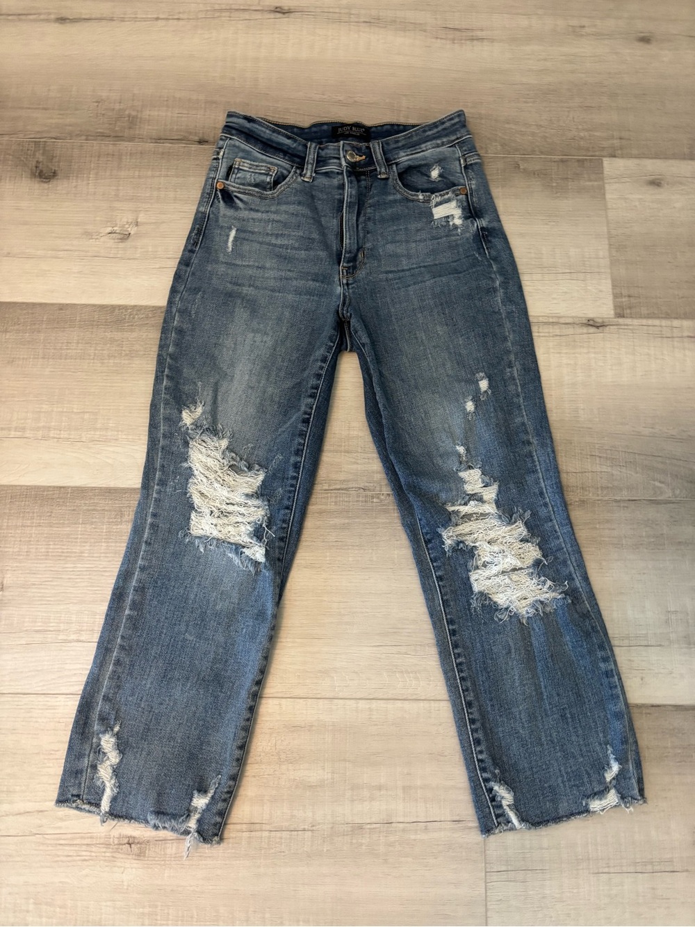 Jean Bundle! PAIGE + Judy Blue Jeans Size 25 Skinny Distressed Raw Hem - Picture 2 of 16